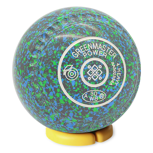 Power Size 4 Iced Lime Geo Logo - Gripped