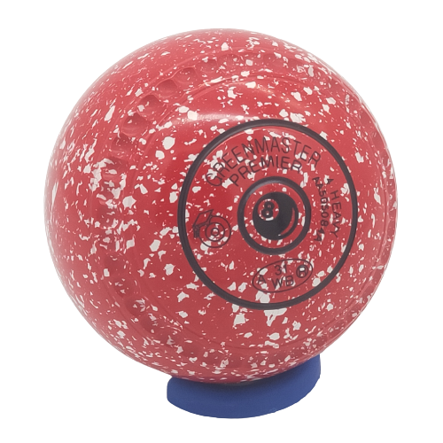 Premier Size 4 Red/White 8 Ball Logo - Dimple