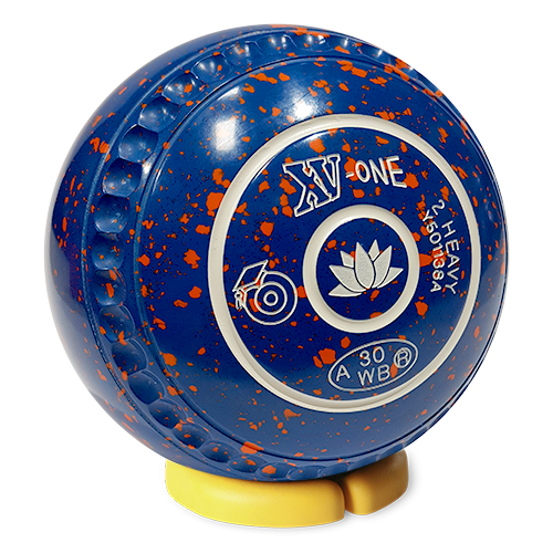 XV1 Size 2 Blue/Orange Lotus Logo - Dimple