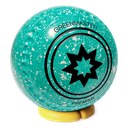 Greenmaster Premier Lawn Bowl Size 0 Mint/White Star Logo - Dimple