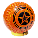 Premier Size 3 Orange/Yellow Star Logo - Dimple