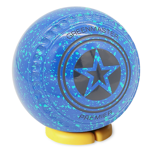 Premier Size 4 Sea Blue Star Logo - Gripped