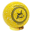 Premier Size 4 Electric Yellow Shark Logo - Gripped