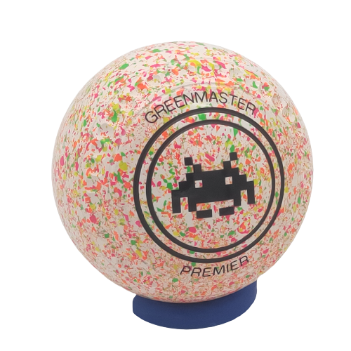 Premier Size 0 Candy Space Invader logo - Gripped