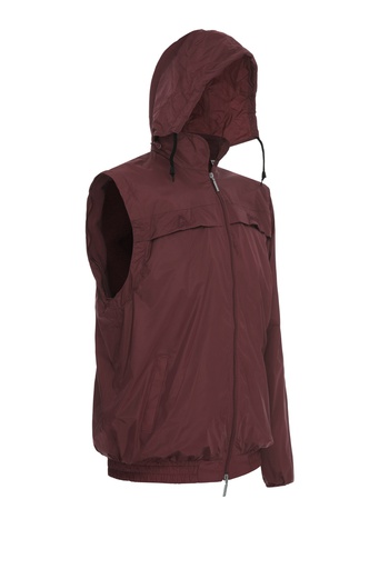 Polar Fleece Lined Rain Jacket with Zip Off Sleeves
